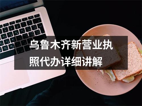 烏魯木齊新營業(yè)執(zhí)照代辦詳細講解