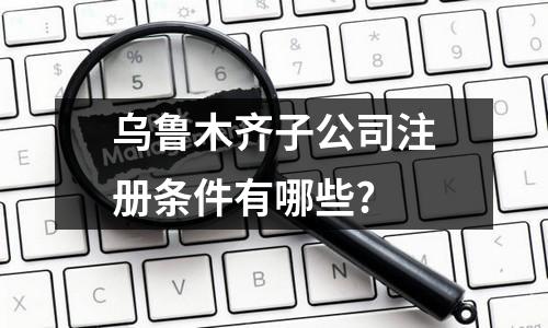 烏魯木齊子公司注冊條件有哪些?