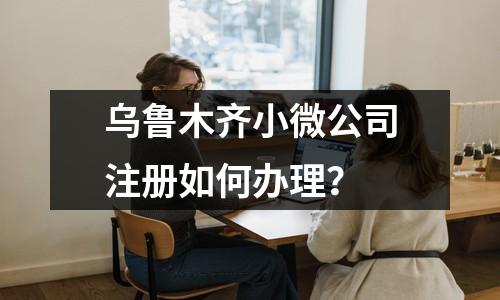 烏魯木齊小微公司注冊如何辦理？