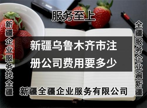 新疆烏魯木齊市注冊公司費(fèi)用要多少