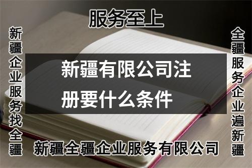 新疆有限公司注冊(cè)要什么條件