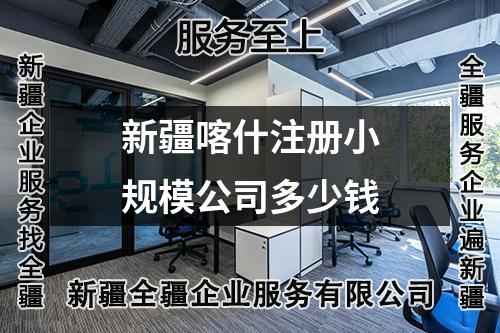 新疆喀什注冊小規(guī)模公司多少錢