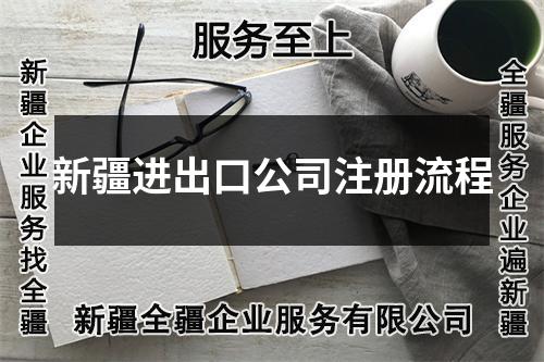 新疆進出口公司注冊流程