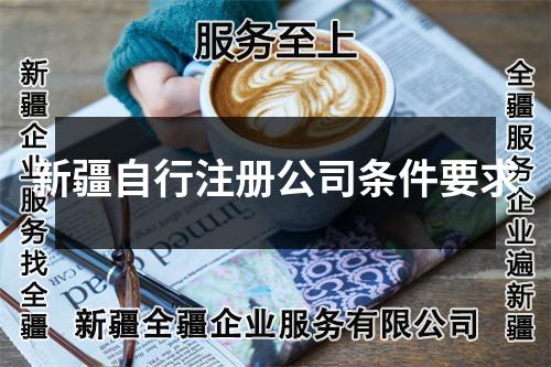 新疆自行注冊(cè)公司條件要求