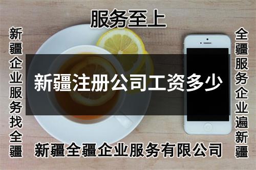 新疆注冊公司工資多少