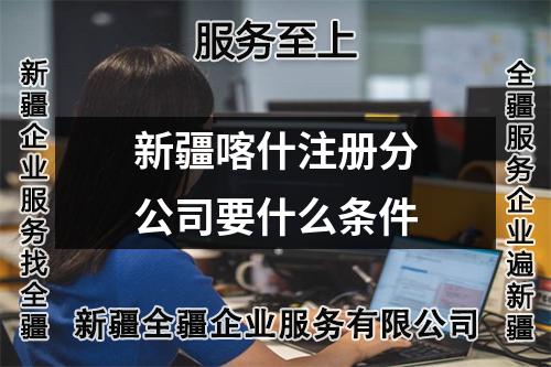 新疆喀什注冊(cè)分公司要什么條件