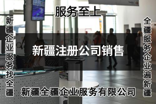 新疆注冊(cè)公司銷售