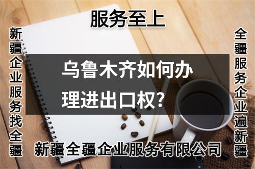 烏魯木齊如何辦理進(jìn)出口權(quán)?