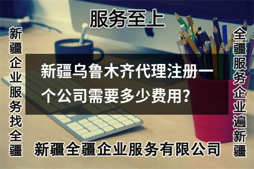 新疆烏魯木齊代理注冊一個公司需要多少費(fèi)用？