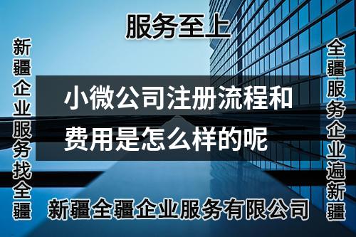 小微公司注冊流程和費(fèi)用是怎么樣的呢