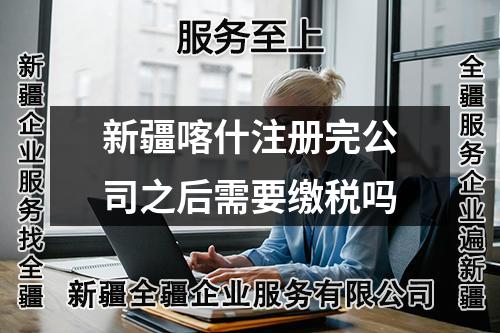 新疆喀什注冊完公司之后需要繳稅嗎